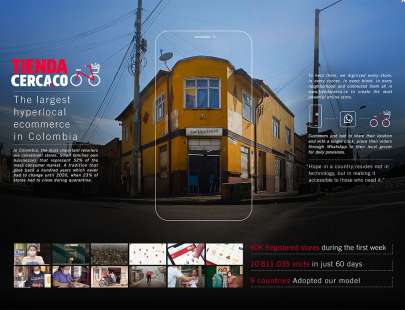 GP para Colombia en Creative E-commerce con Tienda Cerca #CannesLions2021